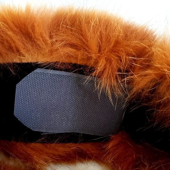 4 Piece Brown/Gold Suit Faux Fur Trim from Daniela by Neicy's Size 18 - Picture 14 of 16